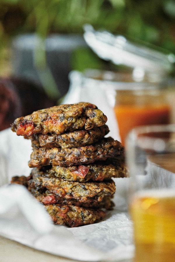 Callaloo-fritters