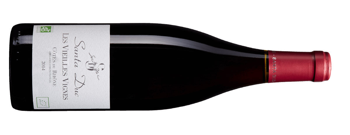Santa-Duc-Côtes-du-Rhône-Les-Vieilles-Vignes,-2018-