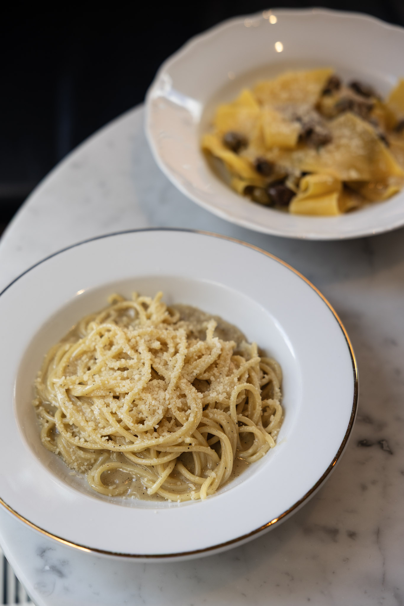 Pasta på Bar Nîmes